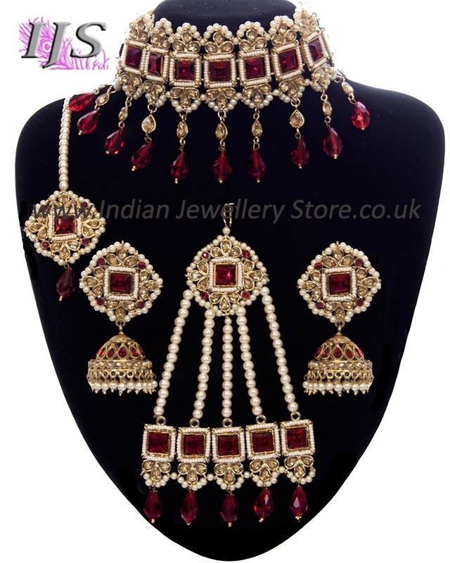 Choker Necklace Set Jewelry Online in Pakistan with Price – Zewar Khan