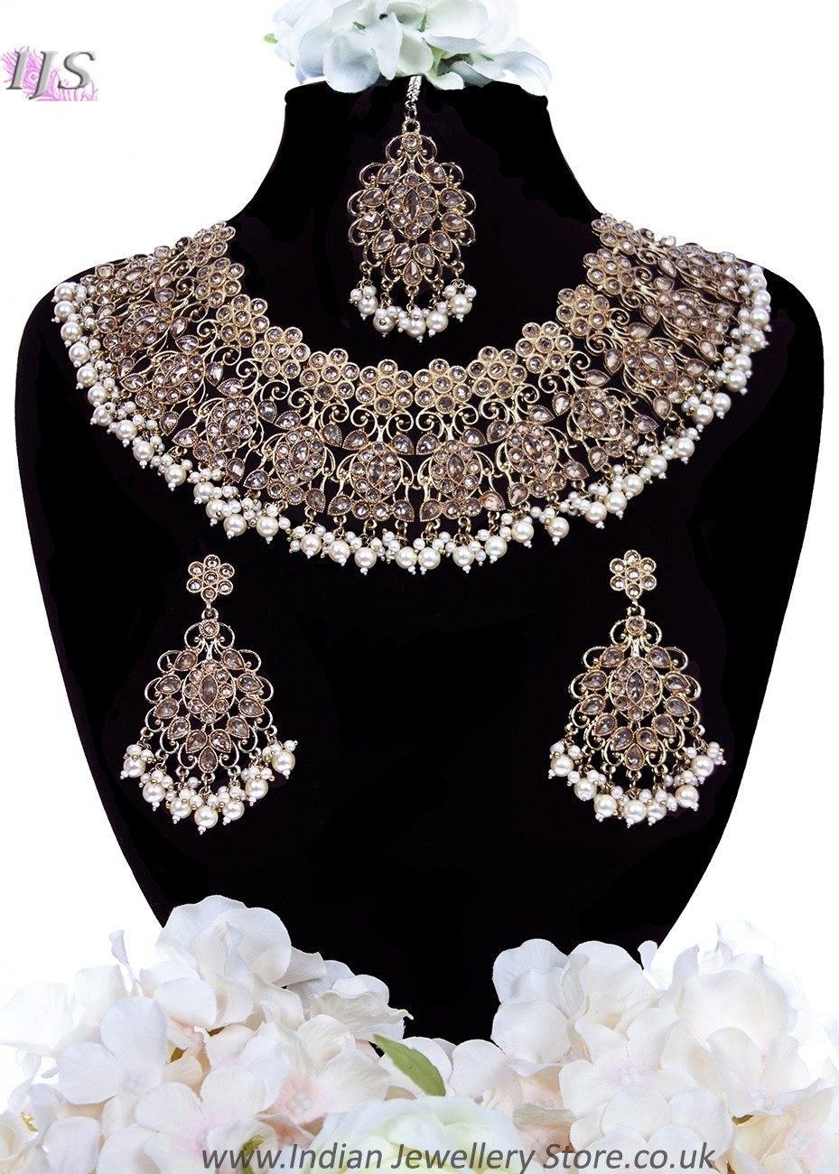 1 Carat Indian gold jewellery (88317671) | Areeba's Couture