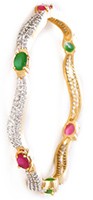 2 x Indian Wave Bangles, 2.4 WGAA04212 Indian Jewellery