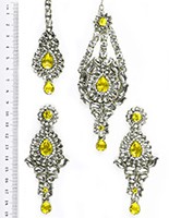 Rhumi Ear-Tikka-Passa Kundan ISYK04753 Indian Jewellery
