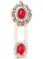 Pearl & Kundan Asian Plait Jewellery CARK04145 Indian Jewellery