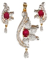 Medium Indian Pendant NGWA10551C Indian Jewellery