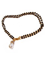 Pearl Hand Mangalsutra Bracelet MGWA10887 Indian Jewellery