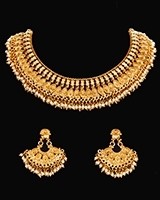 22K Gold Effect South Indian Jewellery Set NEWL12012 Indian Jewellery