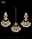 Statement Sabyasachi Indian Kundan Wedding Jewellery - Ivory Pearl NGWK11933