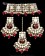 Asian Indian Antique Mirrored Jewellery Set NARM11930 Indian Jewellery