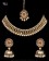 Delicate Champagne Indian Necklace Set with Jhumkis NANC11942 Indian Jewellery