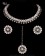 Crystal Silver Delicate Indian Jewellery NSBC12031 Indian Jewellery